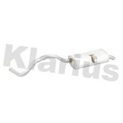 Klarius Box With Tail Pipe Rear fits Renault Grand Scénic III 2009-2016 1.6 1.9