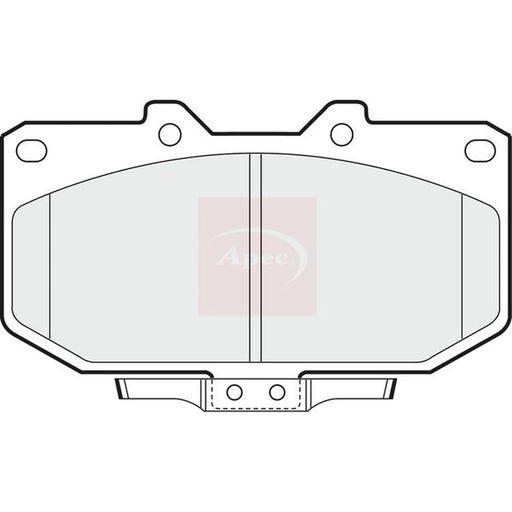 Apec Front Brake Pad Set PAD698