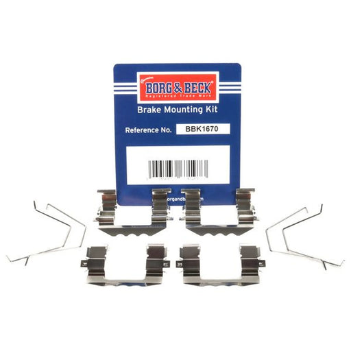 Borg & Beck Brake Pad Accessory Fitting Kit BBK1670