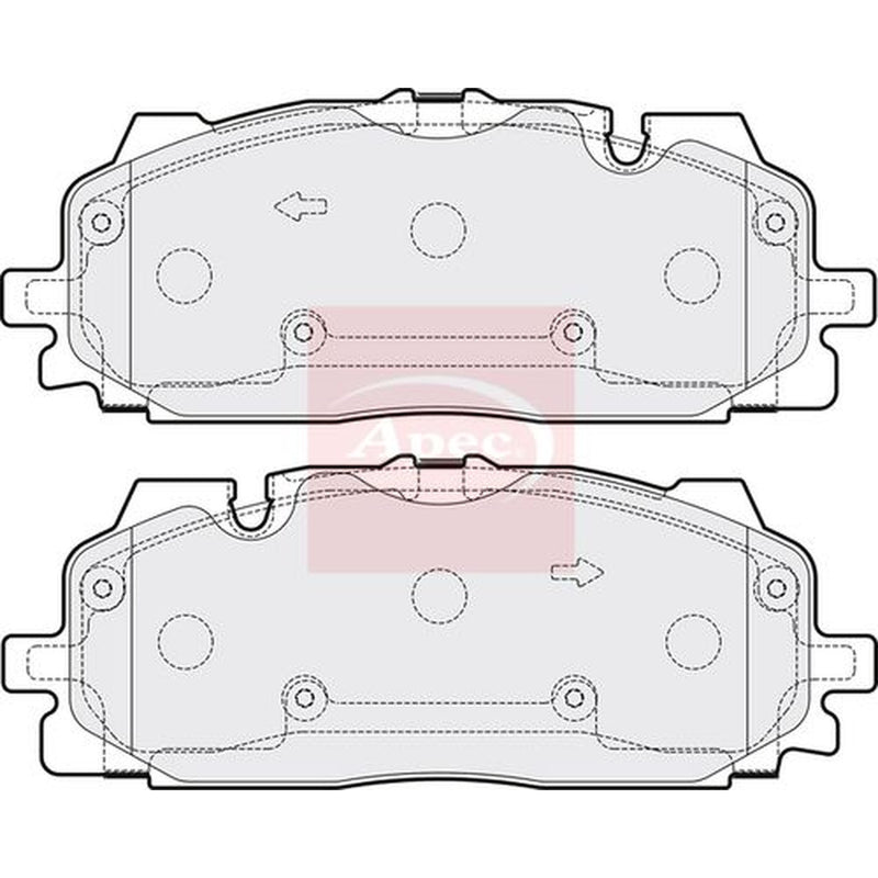 Apec Front Brake Pad Set fits Audi A3 2021-2022
