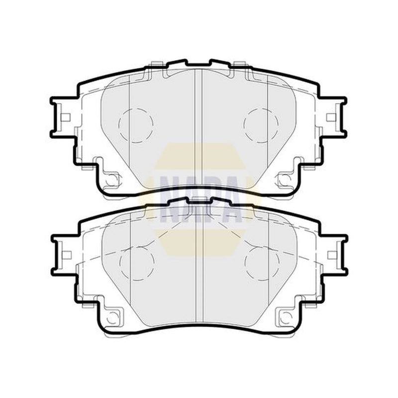 NAPA Rear Brake Pad Set fits Lexus Nx II 2021 on