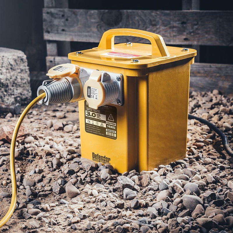 Defender 3kVA Portable Transformer 16A 110V Defender - Dynamic Drive