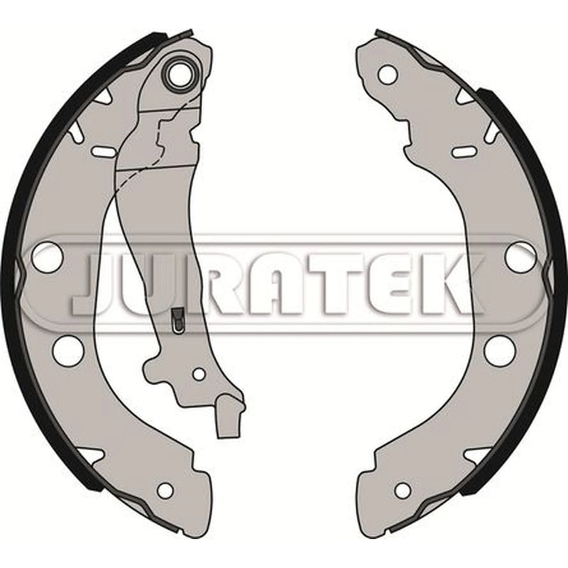 Juratek Brake Shoe Set Axle Kit Rear fits Nissan Kubistar 2003-2009 1.2 1.5 1.6