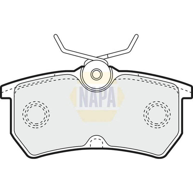 NAPA Rear Brake Pad Set NBP1258