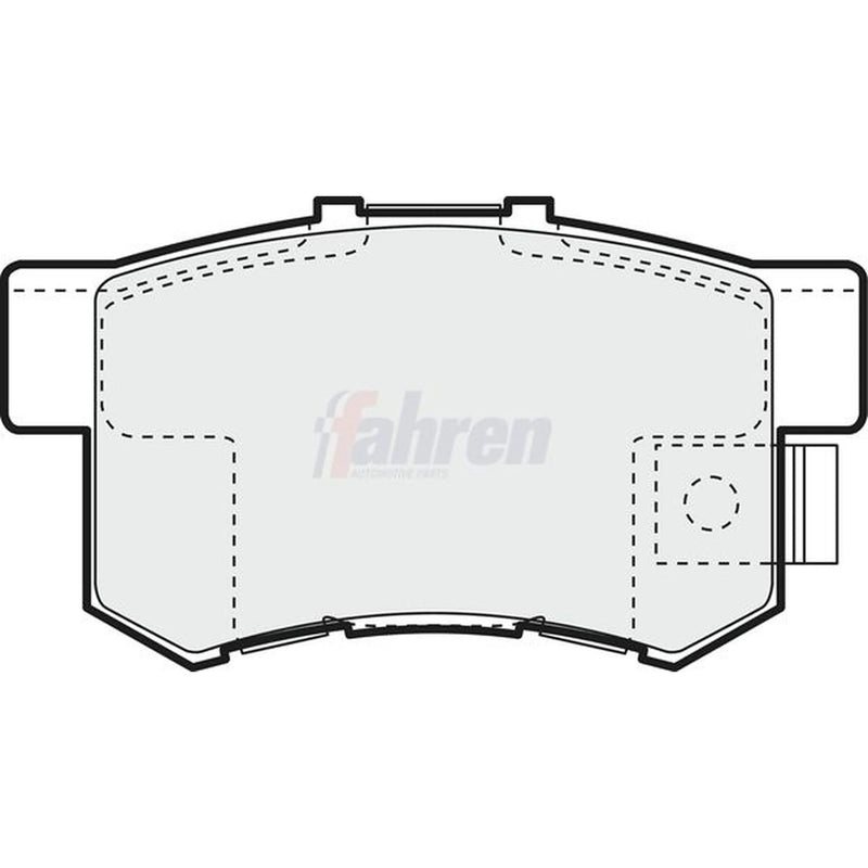 Fahren Rear Brake Pad Set FBP3170