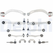 Delphi 12 x Control Arm Repair Kit Front fits Audi A6 C5 1997-2005