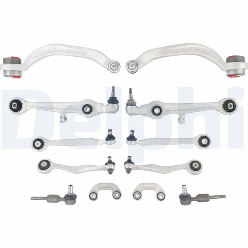 Delphi 12 x Control Arm Repair Kit Front fits Audi A6 C5 1997-2005