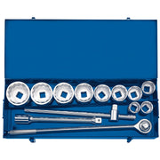 Draper Metric Socket Set in Metal case, 1" Sq. Dr. (13 Piece) 16441 Draper - Dynamic Drive