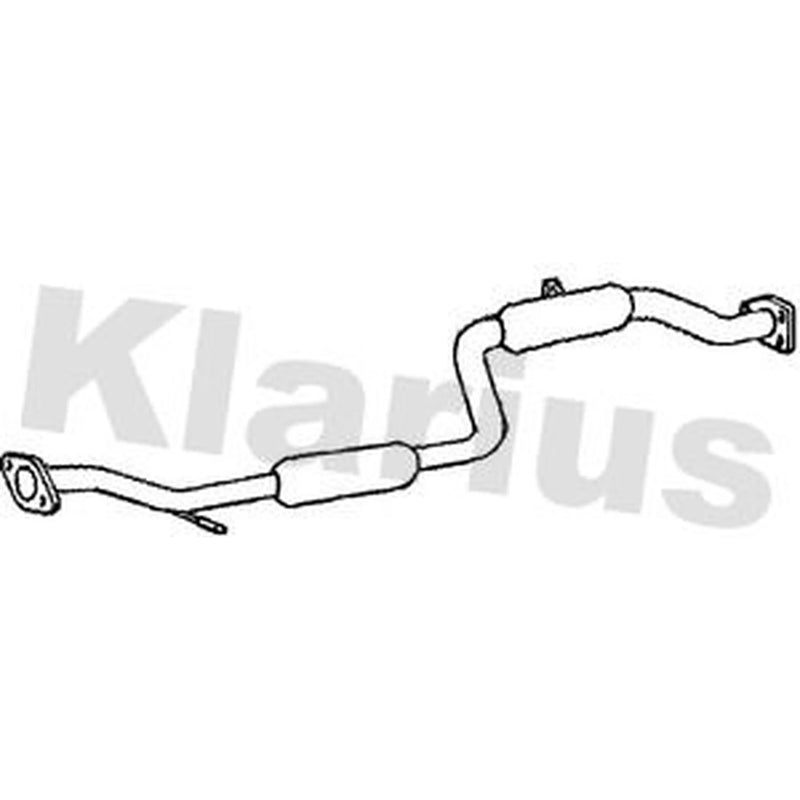 Klarius Box With Centre Pipe Centre fits Mitsubishi Carisma 1995-2006 1.6