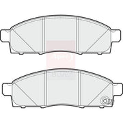 Apec Front Brake Pad Set fits Mitsubishi L200 / Triton 2005-2015 2.5