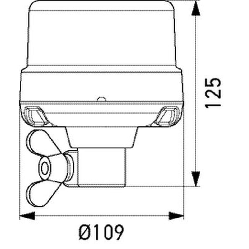 Hella Rotating Beacon Wide High