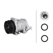 Hella Air Conditioning Compressor fits Ford Focus II 2004-2012 1.4 2.0 2.5