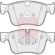 Apec Front Brake Pad Set PAD2184