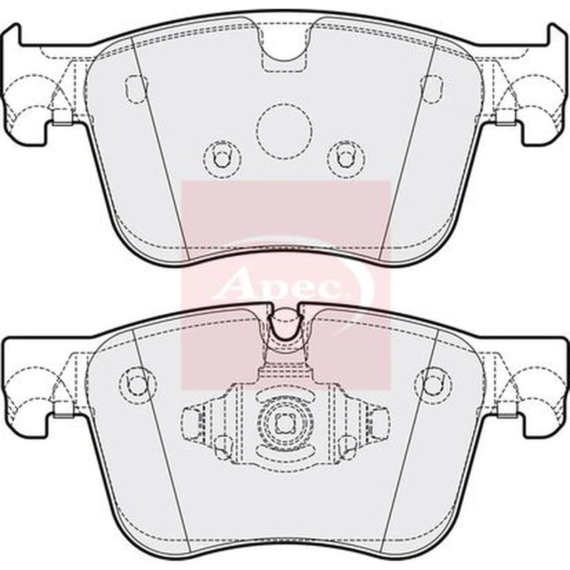 Apec Front Brake Pad Set PAD2184