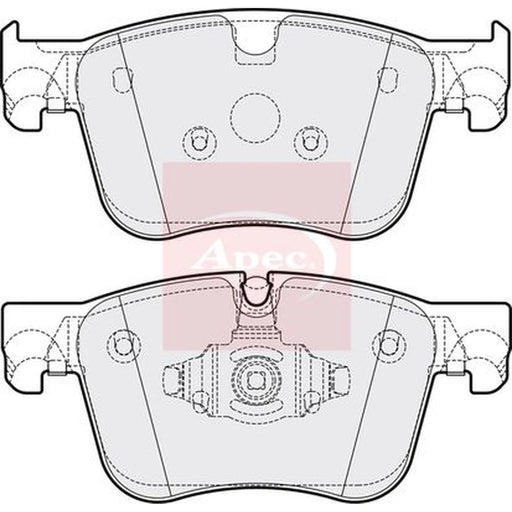 Apec Front Brake Pad Set PAD2184