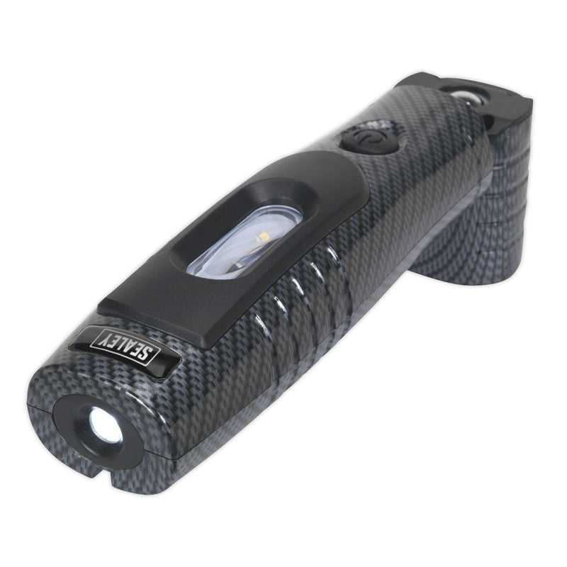 Sealey Rechargeable 360 Inspection Light 7 SMD & 3W SMD LED Carbon Fibre Effect Sealey - Dynamic Drive