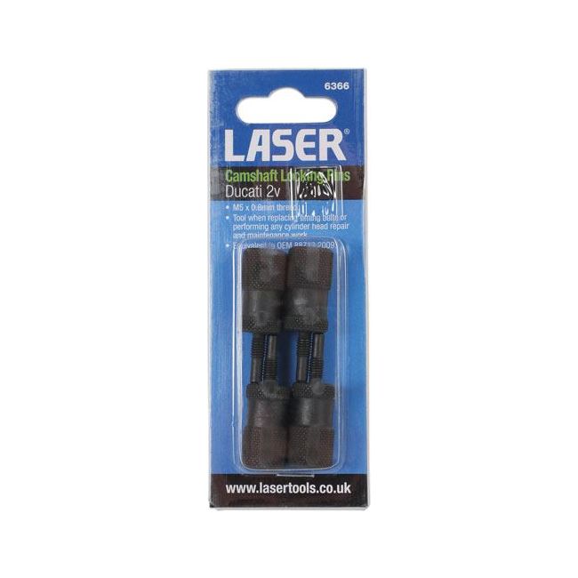 Laser Camshaft Locking Pins - for Ducati 2V 6366 Laser - Dynamic Drive