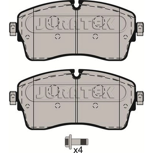 Juratek Front Brake Pad Set fits Jaguar E-Pace 2017-2018 2.0