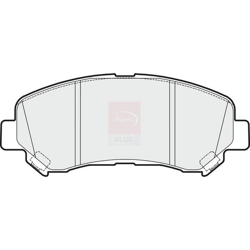 Apec Front Brake Vented Discs & Pads fits Nissan Juke 2014-2019 1.6