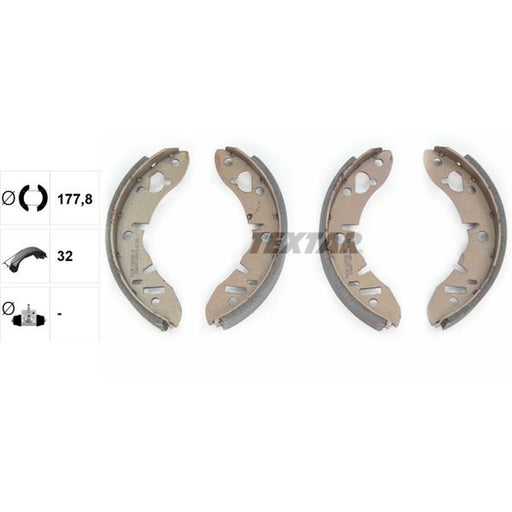 Textar Brake Shoe Set Axle Kit 91005700