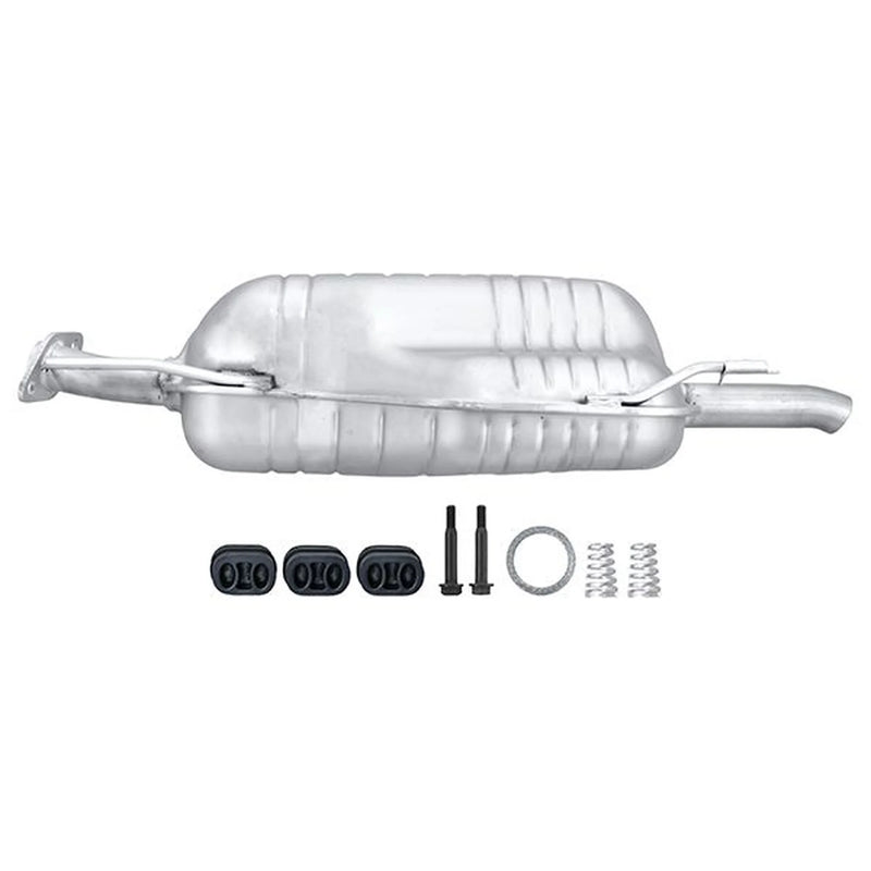 Hella End Silencer Rear fits Opel Astra G 1998-2005 1.4 1.6