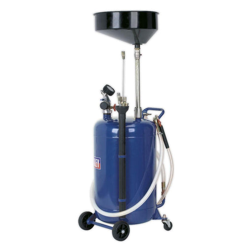 Sealey Air Discharge Mobile Oil Drainer with Probes 90L AK459DX Sealey - NN4 Online 