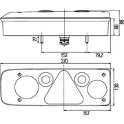 Hella Tail Light / Lamp P21W Right