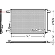 Denso Air Conditioning Condenser fits Audi A3 2019-2021