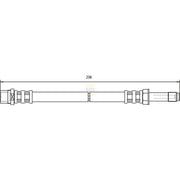 NAPA Brake Hydraulic Hose Line outer NBH1139