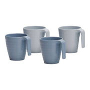 Flamefield Shades of Blue 4 Piece Camping Caravan Mug / Cup Set SB423 Flamefield  - Dynamic Drive