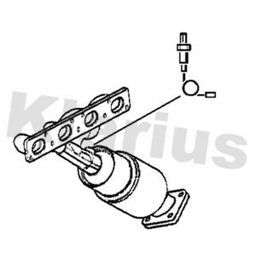 Klarius Catalyst Type Approved With Pipe fits BMW 1 2004-2007