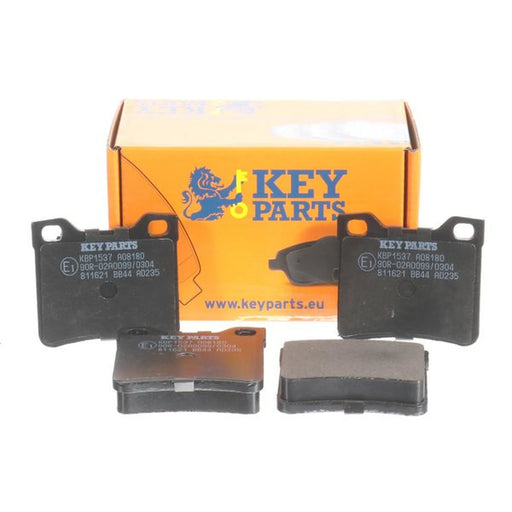 Key Parts 4 x Rear Brake Pad Set fits Peugeot 405 1992-1995 2.0