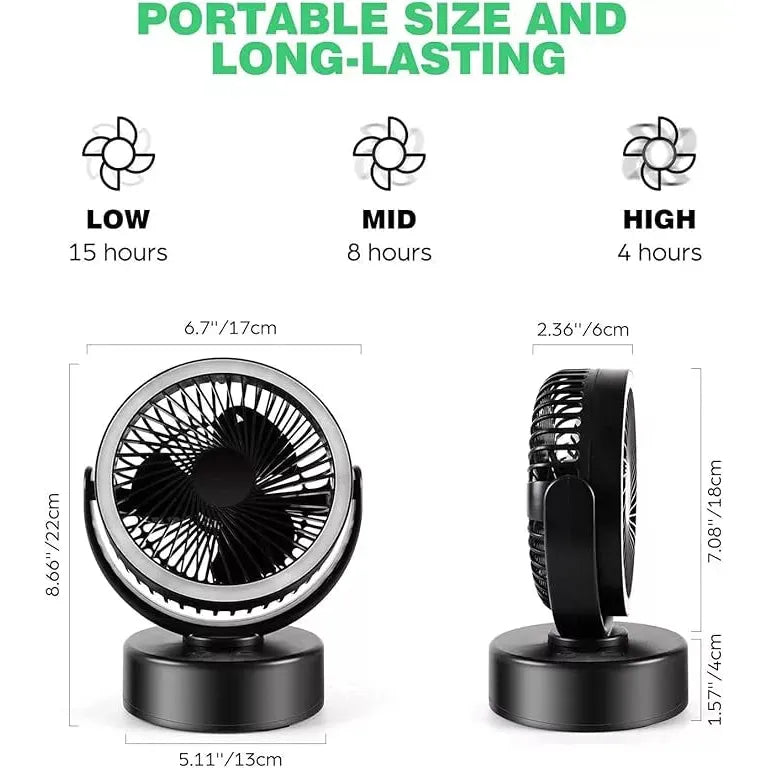 Camptech Luna 2 In 1 LED Light & Fan Camptech - Dynamic Drive