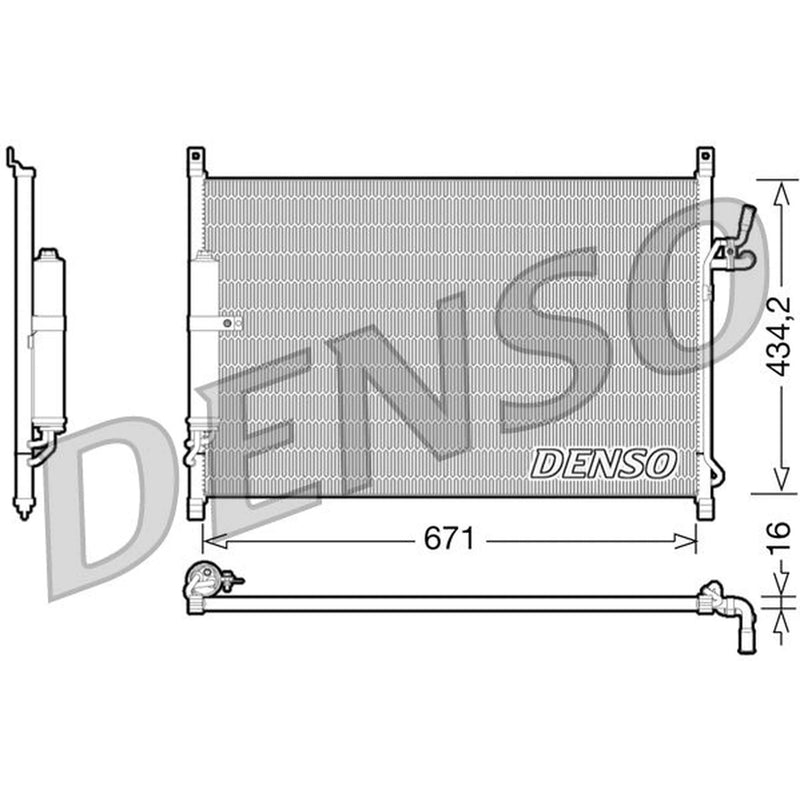 Denso Air Conditioning Condenser