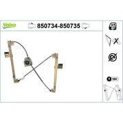 Valeo Electric Window Regulator Lifter Left Front 850734