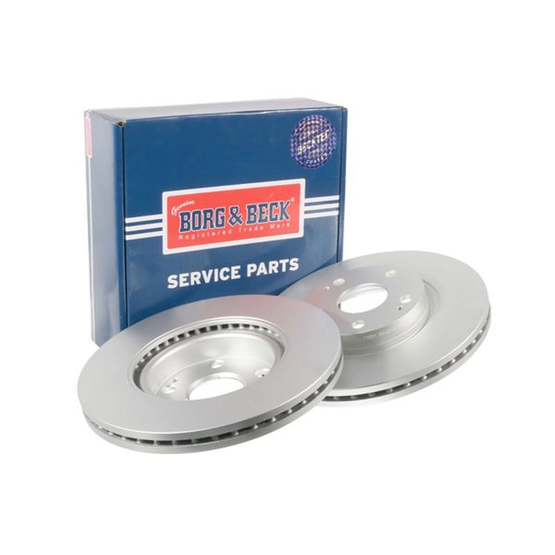 Borg & Beck 2 x Vented Front Brake Discs BBD4605-x2