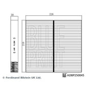 Blue Print Cabin Air Filter (Pollen Filter) fits Genesis GV60 2021 on