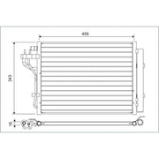 Valeo Air Conditioning Condenser 822629