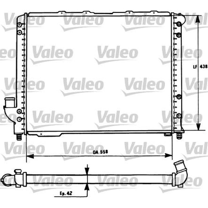 Valeo Engine Radiator 731278