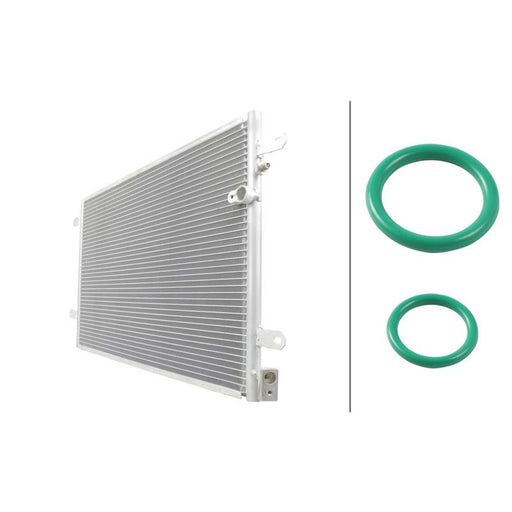 Hella Air Conditioning Condenser fits Audi A6 Allroad C6 2006-2011