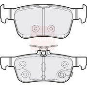 Apec Front & Rear Pads fits Honda Civic X 2016-2022 1.0 1.5 1.6