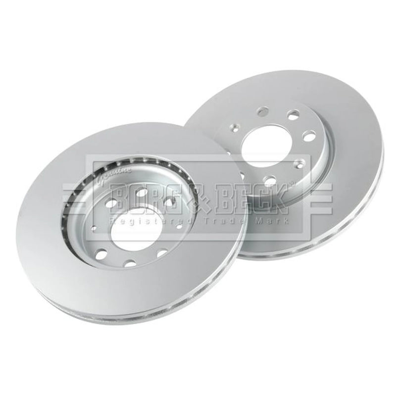 Borg & Beck Front & Rear Brake Discs & Pads fits Fiat Punto Evo 2009-2012