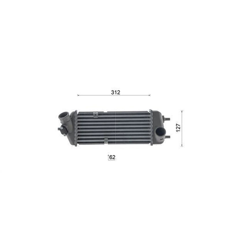 Mahle Intercooler (Charge Air Cooler) fits Kia Rio II 2005-2011 1.5