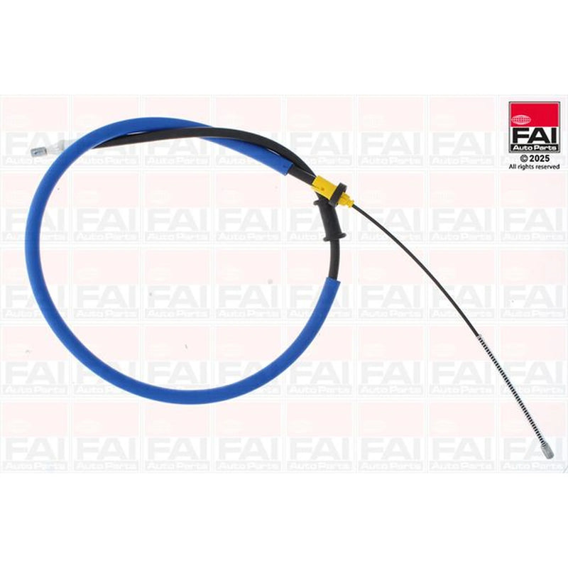 FAI Handbrake Cable Right Rear fits Nissan Kubistar 2003-2009 1.2 1.5 1.6