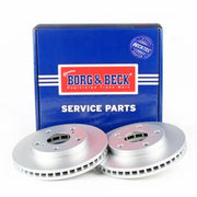 Borg & Beck Front Brake Vented Discs & Pads fits Toyota Camry 1996-2001 2.2