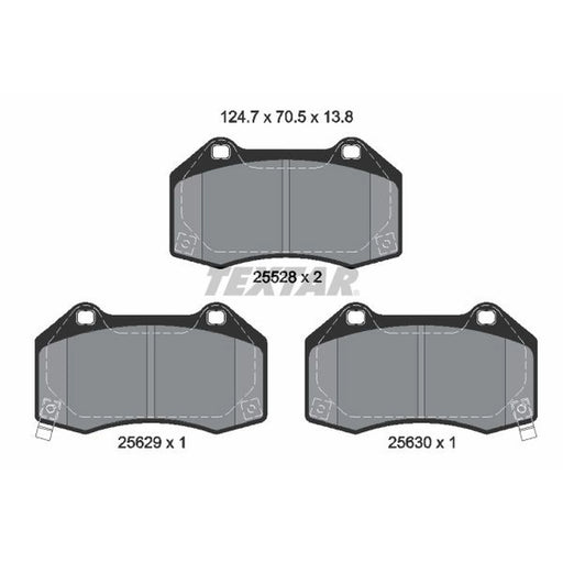 Textar Front Brake Pad Set 2552803