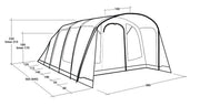 Outwell Denver 6 Pole Tent Green 6 Person Outwell - Dynamic Drive