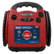 Sealey RoadStartï Emergency Jump Starter with Air Compressor 12V 900 Peak Amps Sealey - Dynamic Drive