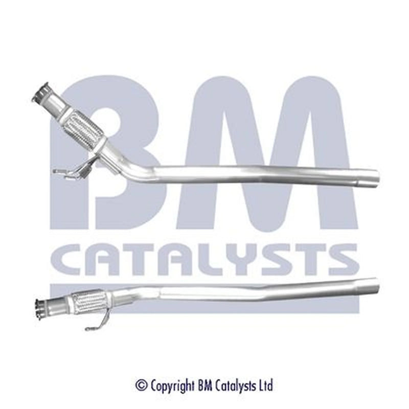 BM Catalysts Exhaust Pipe OD fits VW Transporter 2004-2009 2.5