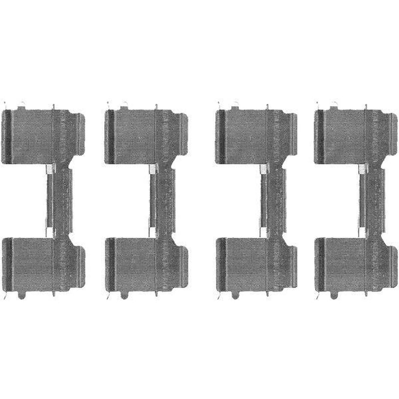 Mintex Brake Pad Accessory Fitting Kit Front fits Citroën Relay III 2006-2023